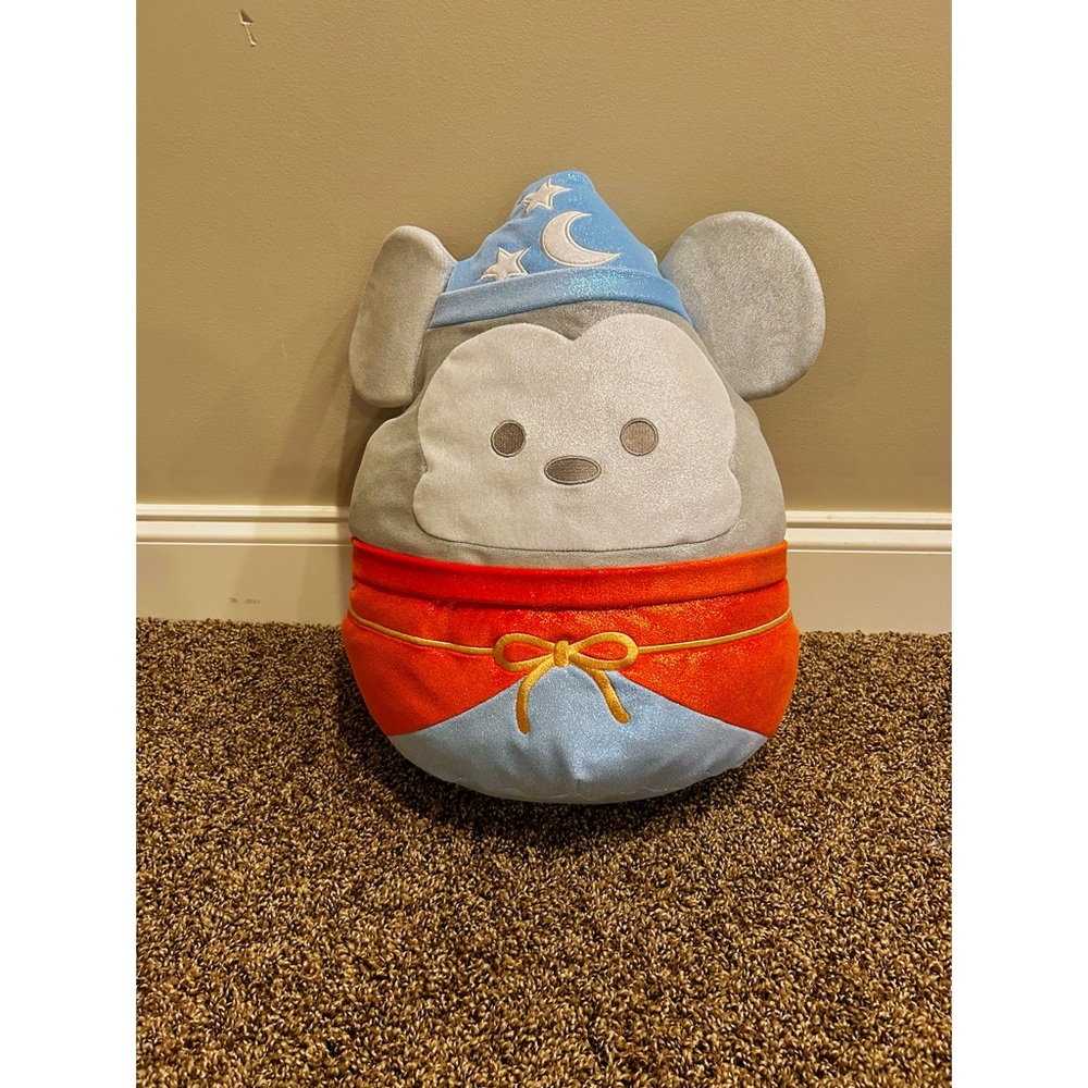 Sparkly Sorcerer Mickey Mouse Disney Squishmallow Collectable Large 17”